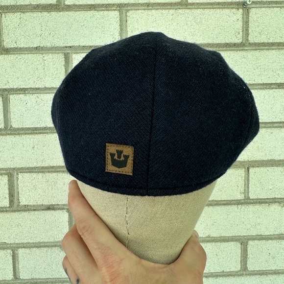 Goorin Bros Italy navy blue flatcap hat blocked ivy Small - Picture 5 of 6